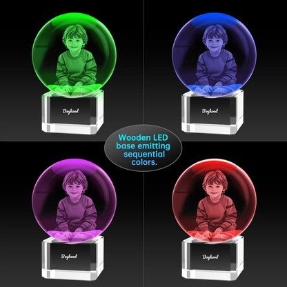 2D Crystal Ball Photo Gifts Crystify