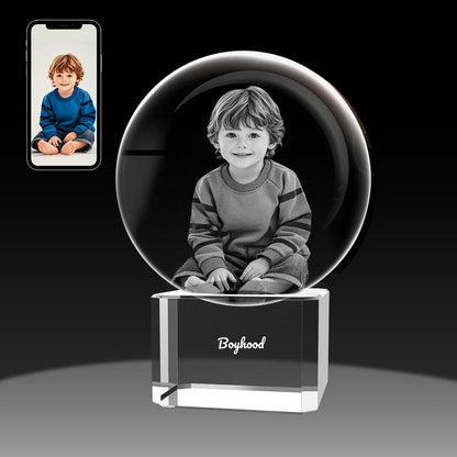 2D Crystal Ball Photo Gifts Crystify