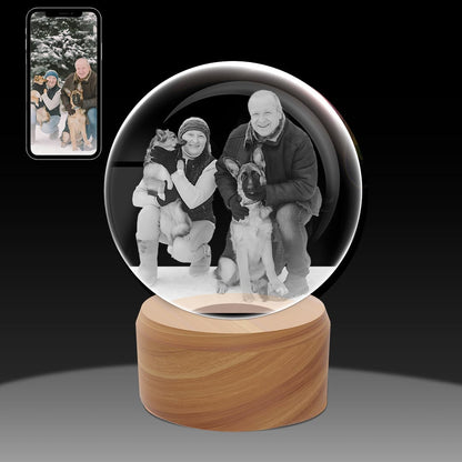 2D Crystal Ball Photo Gifts Crystify