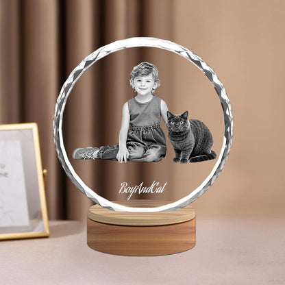 2D Crystal Photo Gifts - Sunflower Crystify