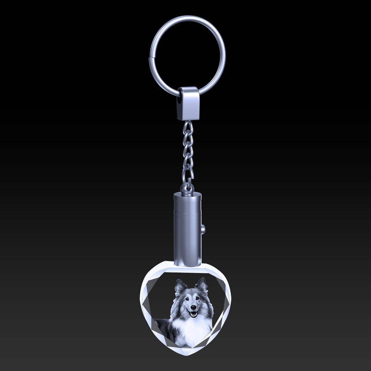 2D Crystal Photo Keyring Gift Crystify