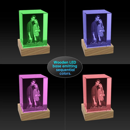 2D Cube Crystal Photo Gifts Crystify