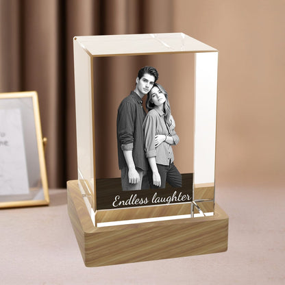 2D Cube Crystal Photo Gifts Crystify