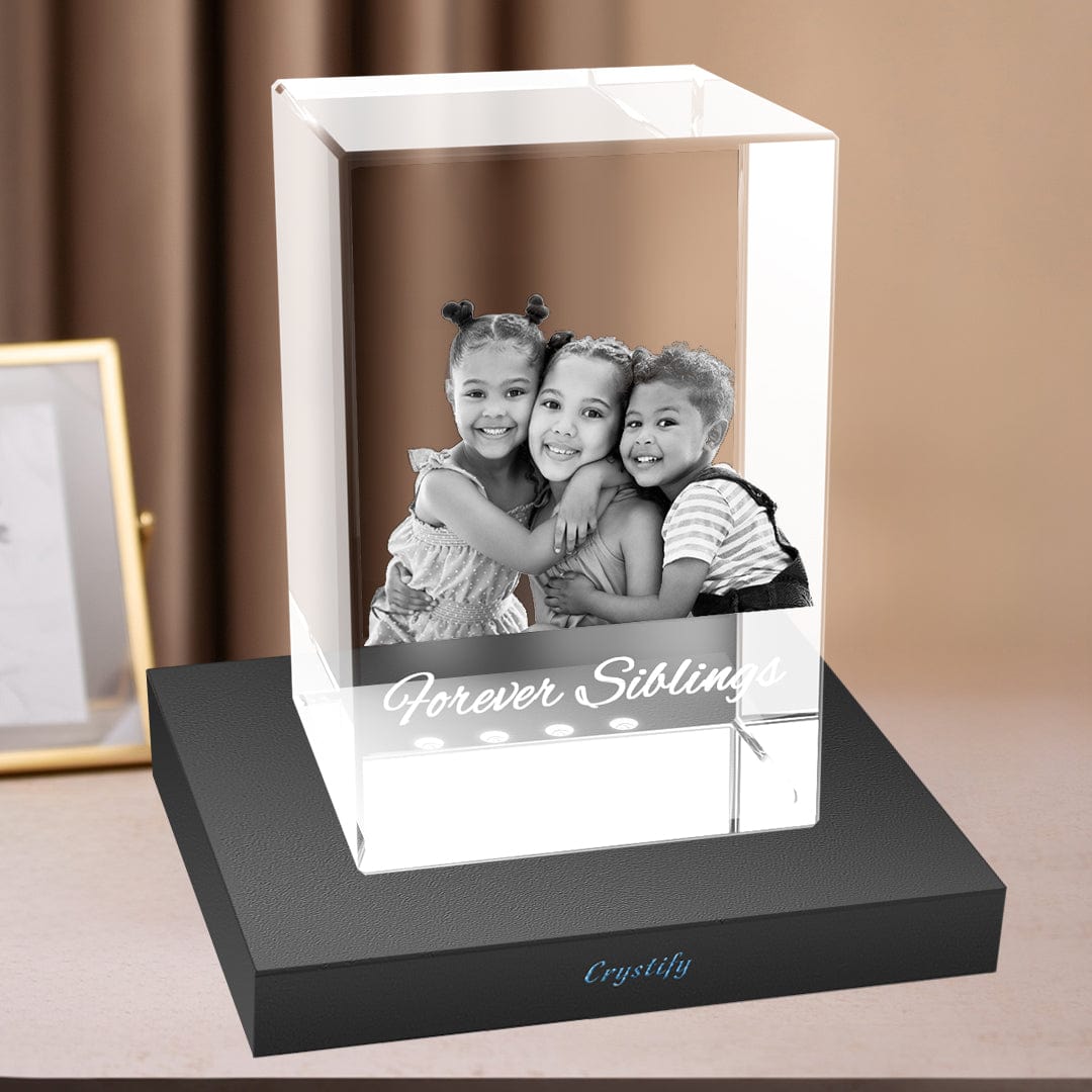 2D Cube Crystal Photo Gifts Crystify