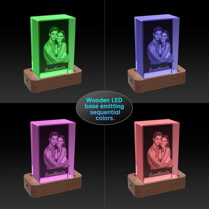 2D Portrait Crystal Photo Gifts Crystify