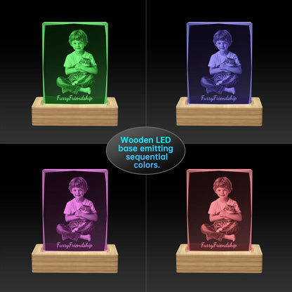 2D Portrait Crystal Photo Gifts Crystify