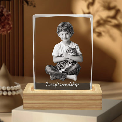 2D Portrait Crystal Photo Gifts Crystify