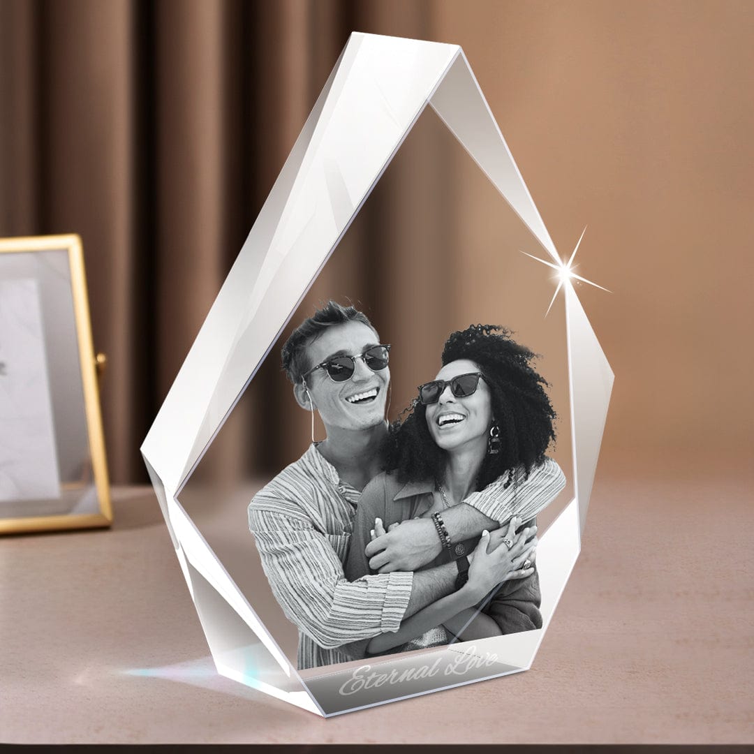 3D Crystal Photo Iceberg Block Crystify