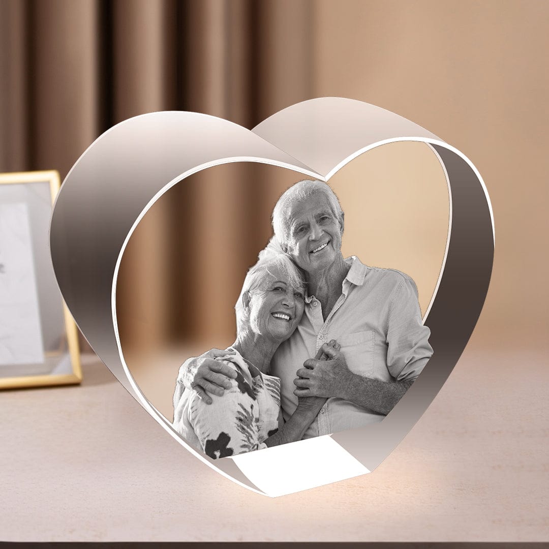 3D Photo Crystal Heart - XX Large Crystify