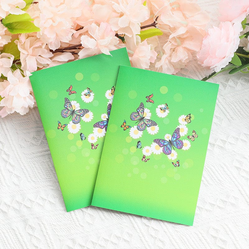 3D Pop-up Greeting Card - Butterfly Crystify