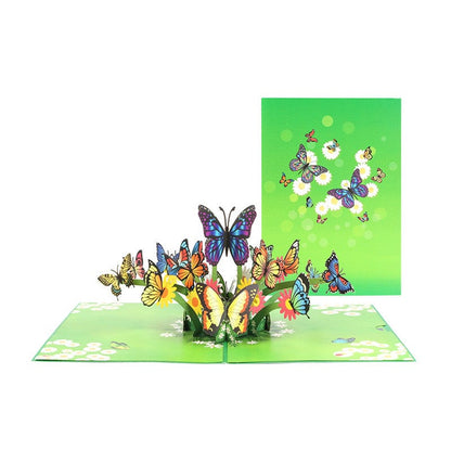 3D Pop-up Greeting Card - Butterfly Crystify