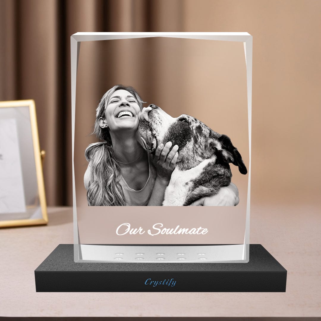 Unique Mothers Day Gift - 3D crystal photo Frame