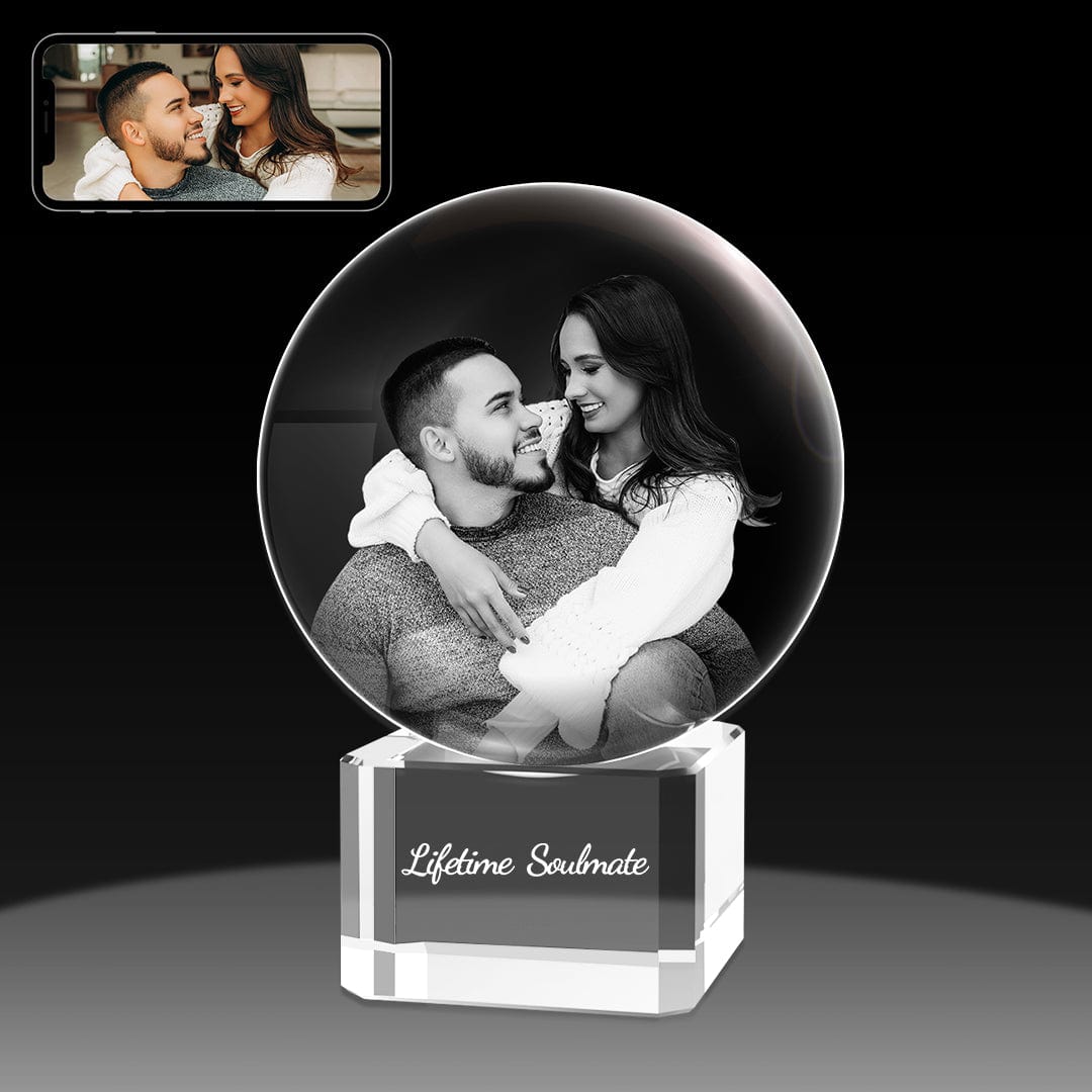 Crystal Ball 3D photo Gifts (Pre-order) - Large Crystify