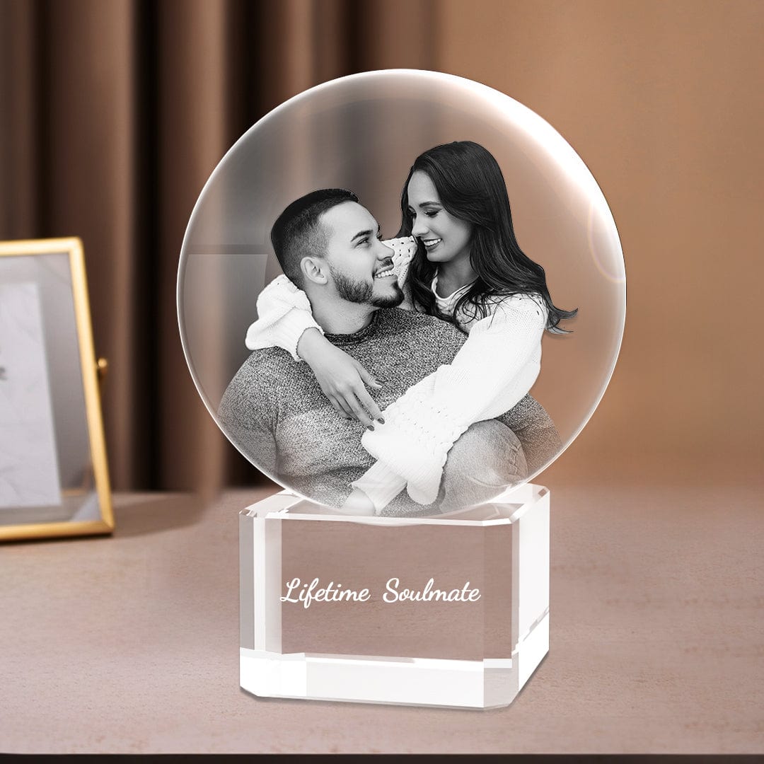 Crystal Ball 3D photo Gifts (Pre-order) - Small Crystify