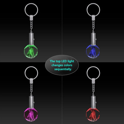 Crystal Photo Key Ring Gift Crystify