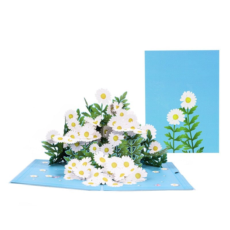 Pop-up 3D Greeting Card - Chrysanthemum Crystify