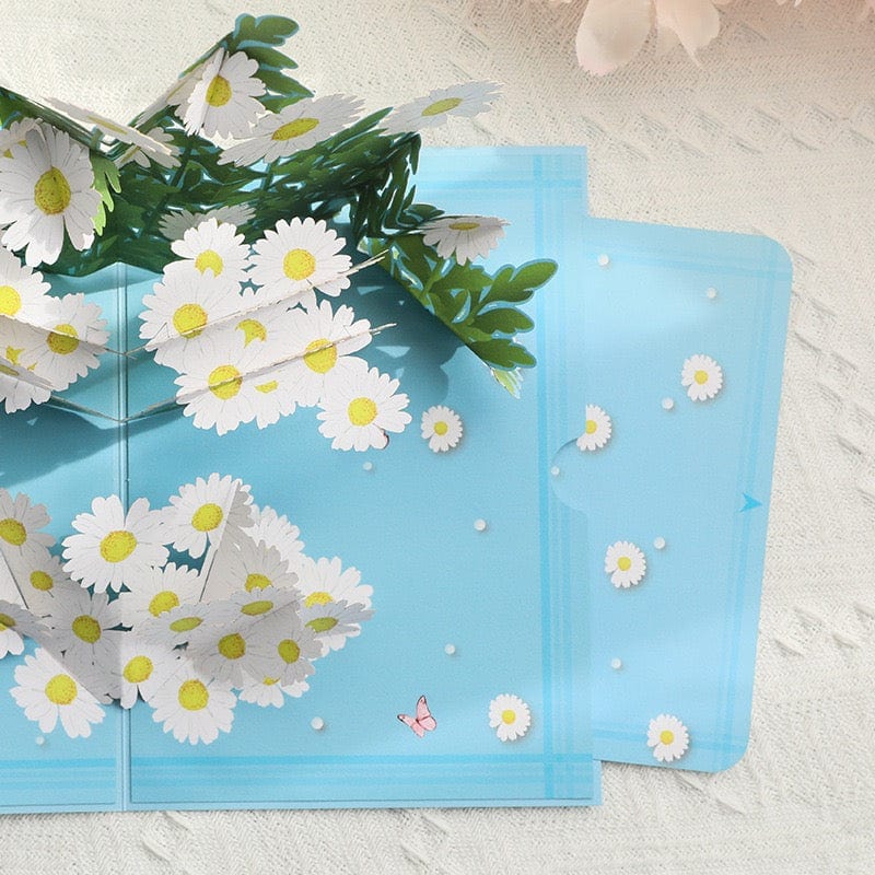 Pop-up 3D Greeting Card - Chrysanthemum Crystify