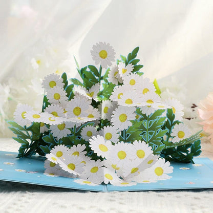 Pop-up 3D Greeting Card - Chrysanthemum Crystify