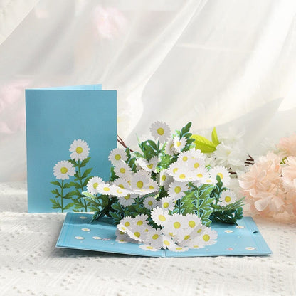 Pop-up 3D Greeting Card - Chrysanthemum Crystify