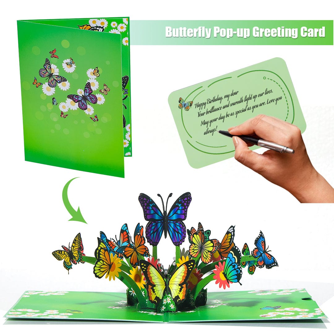 Pop-up 3D Greeting Card - Chrysanthemum Crystify