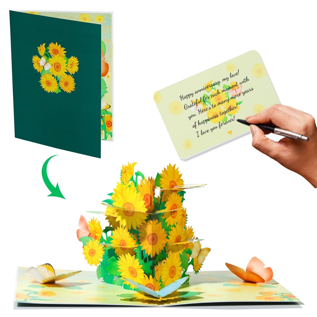 Pop-up Greeting Card - Butterfly Crystify