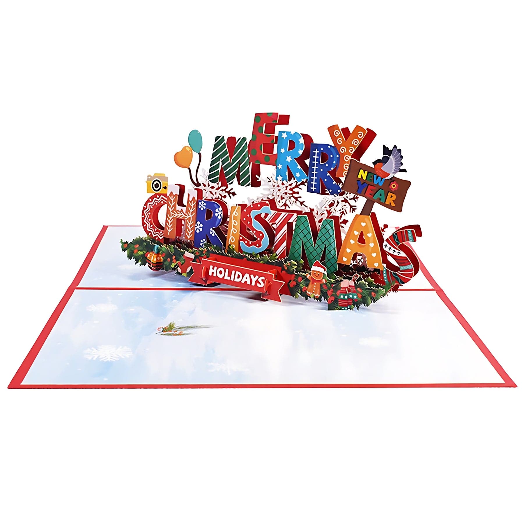 Pop-up Greeting Card - Christmas Crystify