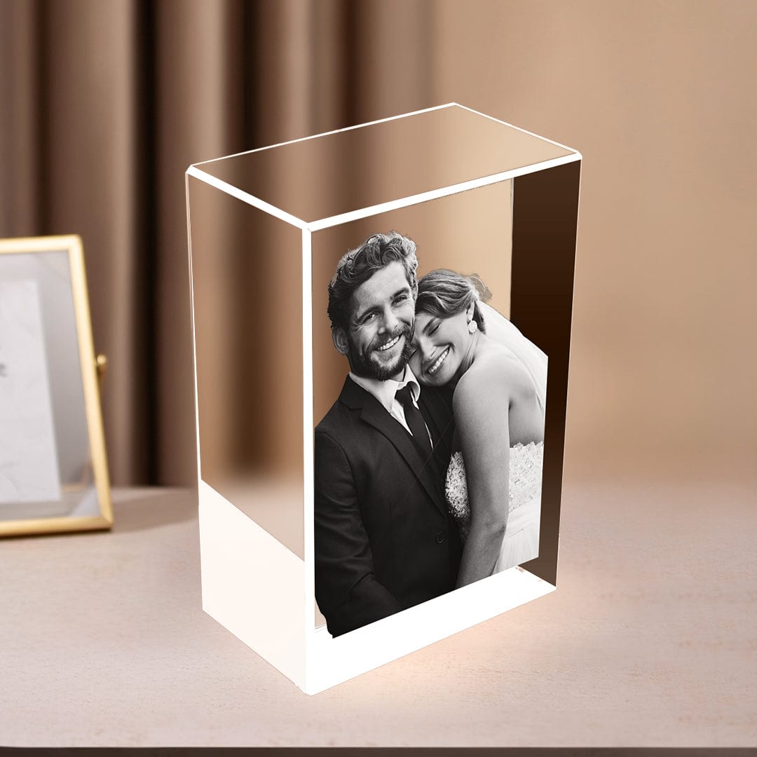 Portrait 3D Rectangle Crystal Gifts - X Large Crystify