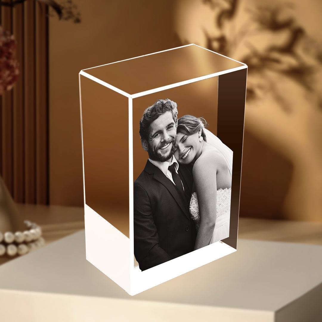 Portrait 3D Rectangle Crystal Gifts - X Large Crystify