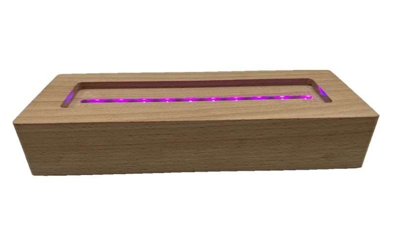 Rectangular LED Light Base Crystify